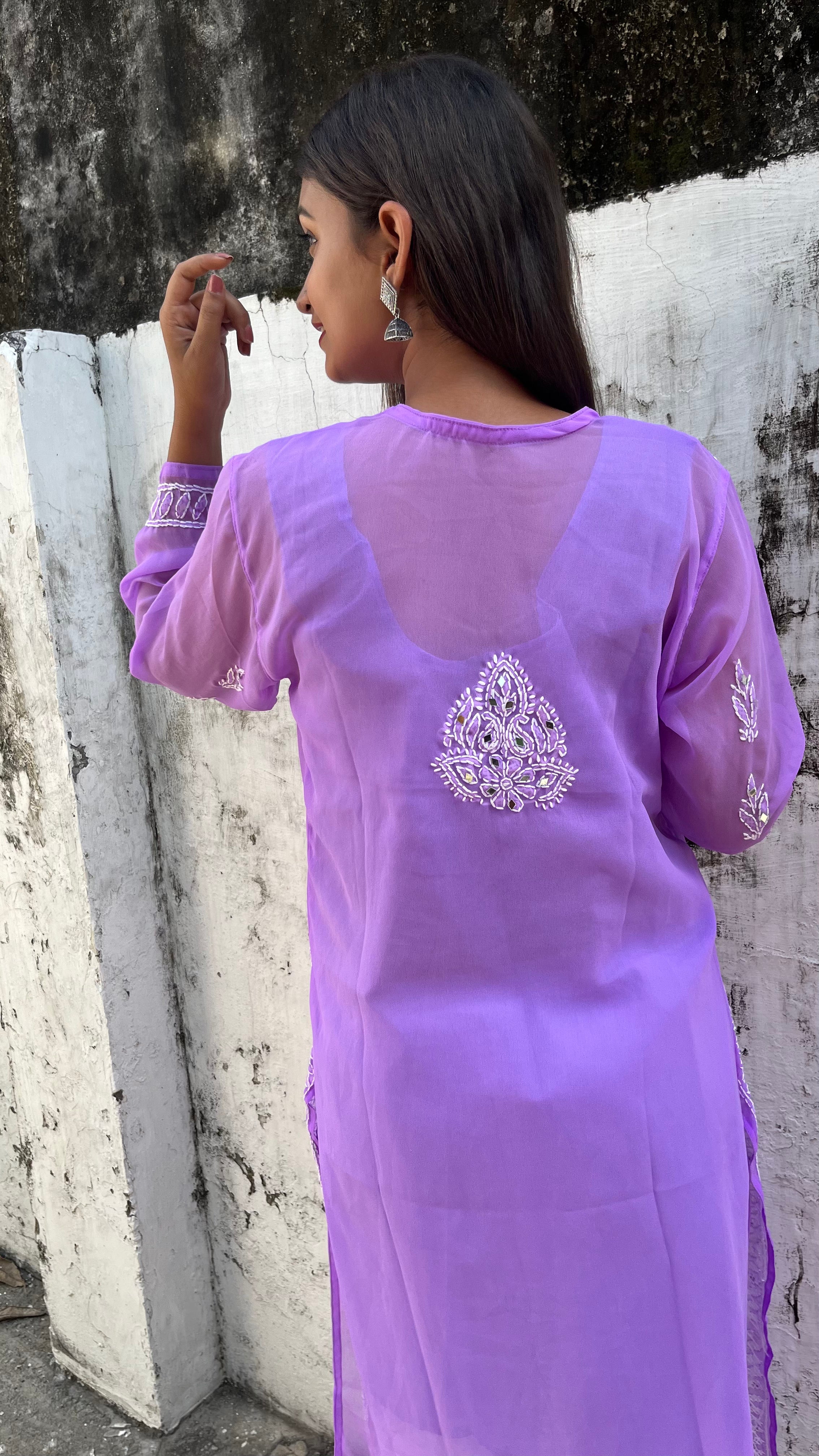 Urvi Gota Patti Kurti With  FREE Inner