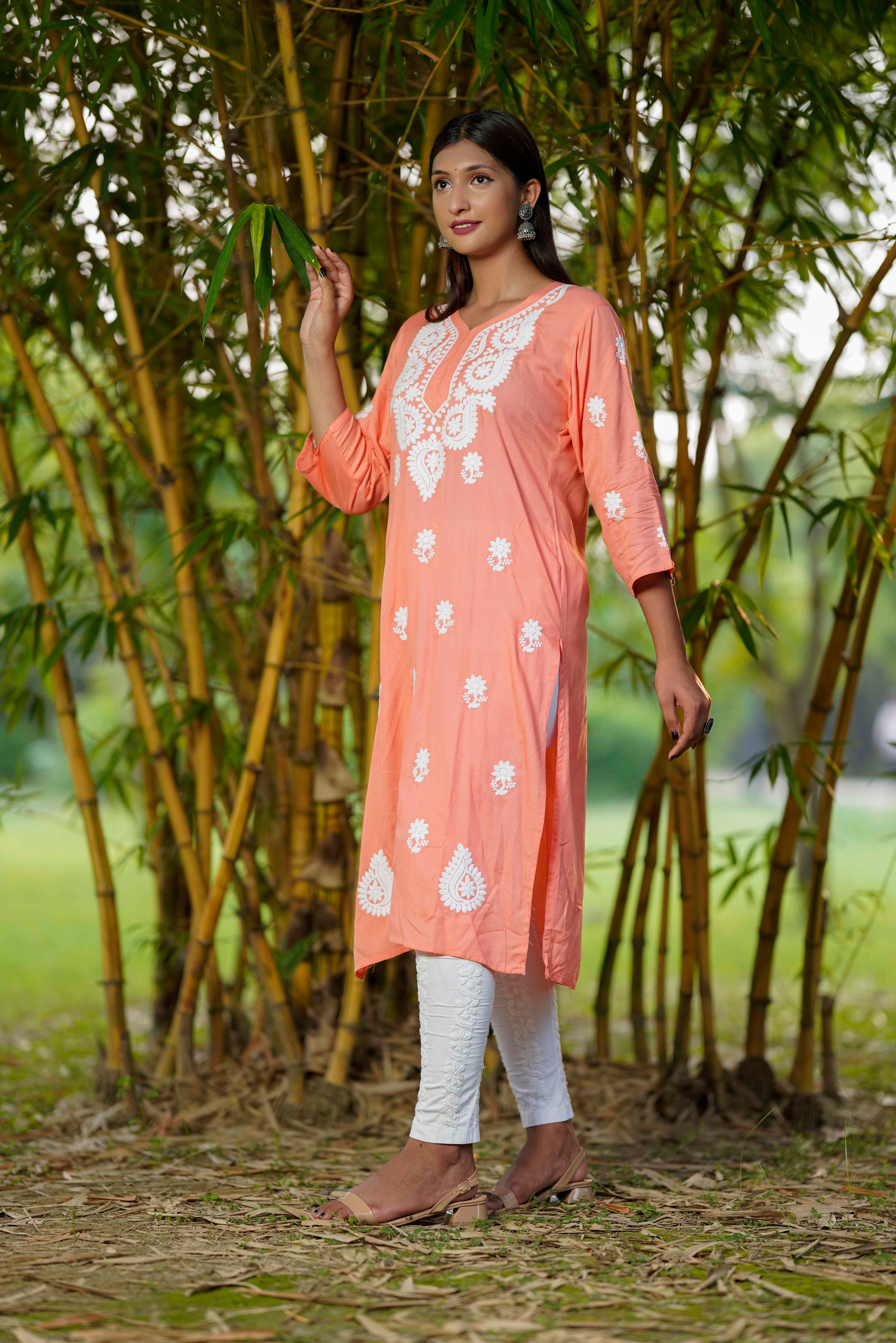 GULZAR HAND EMBROIDERED KURTI