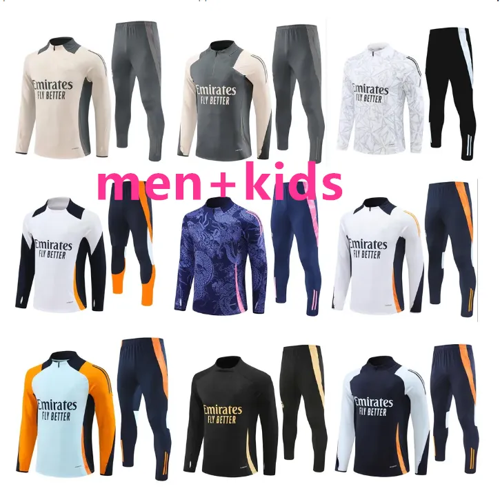 Soccer Tracksuit: 2025/26 Style Training Suit for Men and Kids - Comfortable & Durable