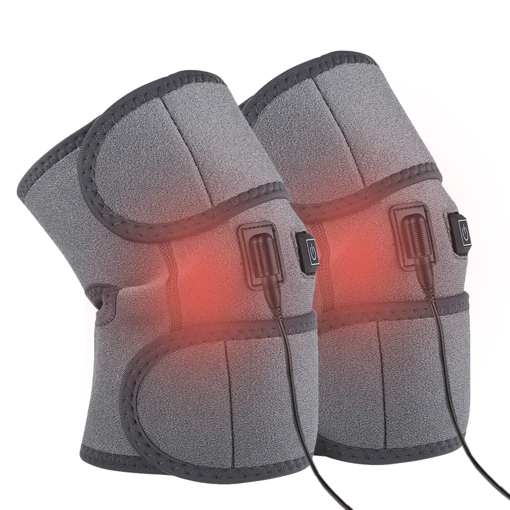 Heated Knee Pads for Joint Relief - Electric Heating Knee Brace Support for Comfortable Arthritis Treatment and Leg Warming