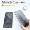 Privacy Tempered Glass Screen Protector for Phone - Anti-Static, Quick Exhaust, Full Coverage with Installation Kit