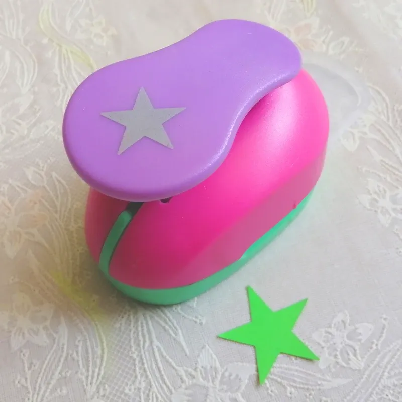 wholesale Shaped Hole Punch: Star Paper Punch Cutter Set for Scrapbooking, 1, 1.5, 2, 3 Inch Sizes - Craft Tool for Paper Crafts and Embossing