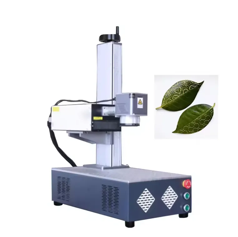 wholesale Leaf bookmark crafts hollow engraving Photo picture UV laser marking machine Leaf carving machine Leaf portrait machine