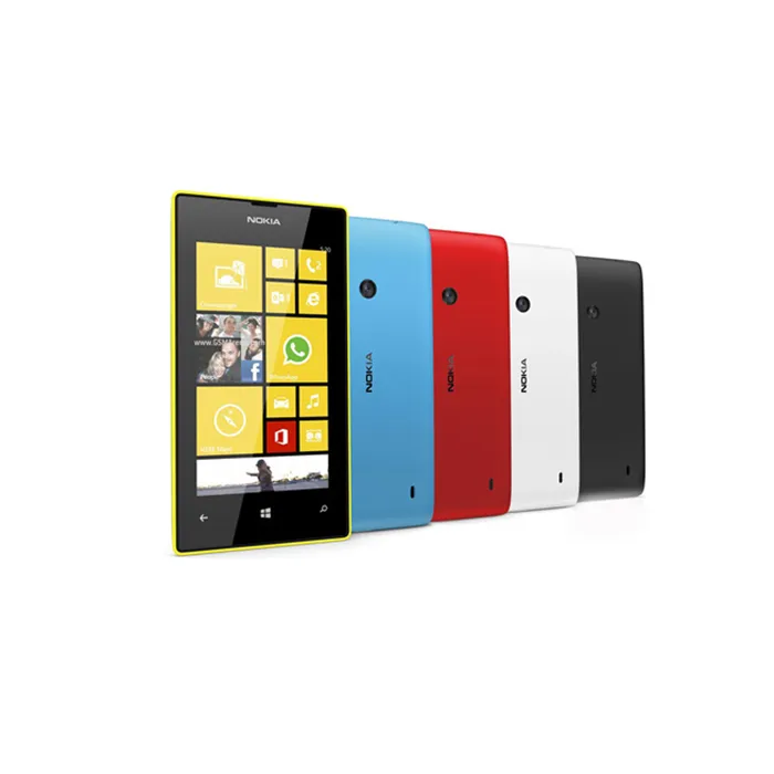 Original Nokia Lumia 520 Refurbished Windows Smartphone, 512MB RAM, 8GB ROM, 4.0