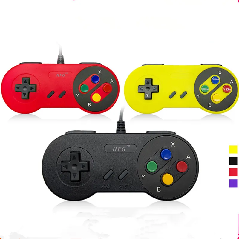 Arcade Joystick USB Controller, Switch Joystick Replacement: Classic USB Gamepad - PC Controller Joypad for Android, PC, Switch & PS3 - Black