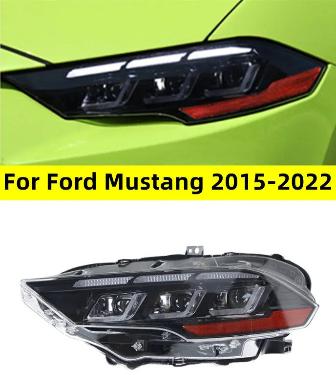 Automotive Headlight Assembly: Dynamic LED Daytime Running Lights with Sequential Turn Signals, Compatible with Specific Vehicle Models