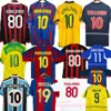 Retro Soccer Jerseys: RONALDINHO 09-10 Milan Vintage Jersey, 2002 Brazil Classic Football Shirts, Long Sleeve Football Kit